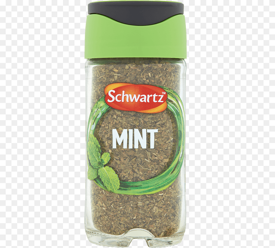 Mint Herb Schwartz Transparent, Cup, Food, Produce Free Png