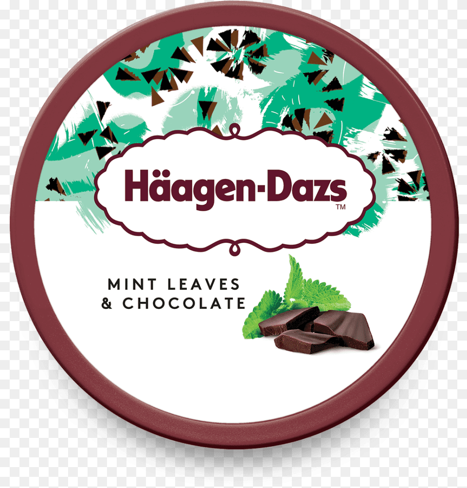 Mint Leaves And Chocolate Haagen Dazs, Herbal, Herbs, Plant, Leaf Free Png Download