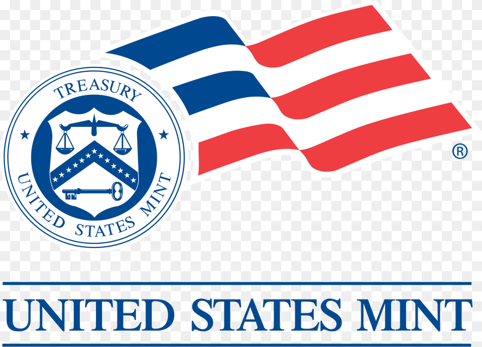 Mint Logos Us Mint Logo, American Flag, Flag Free Png