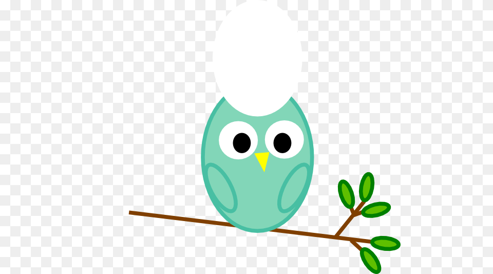 Mint Owl Clip Arts For Web, Leaf, Plant, Animal, Bird Free Transparent Png