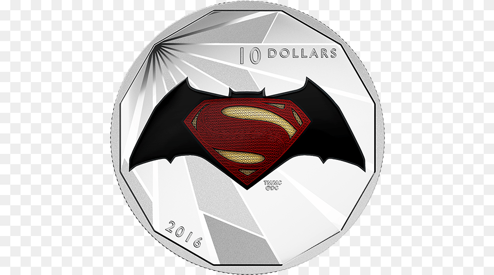 Mintca Logo Batman Vs Superman Mint Coin, Symbol, Disk, Animal, Mammal Png Image