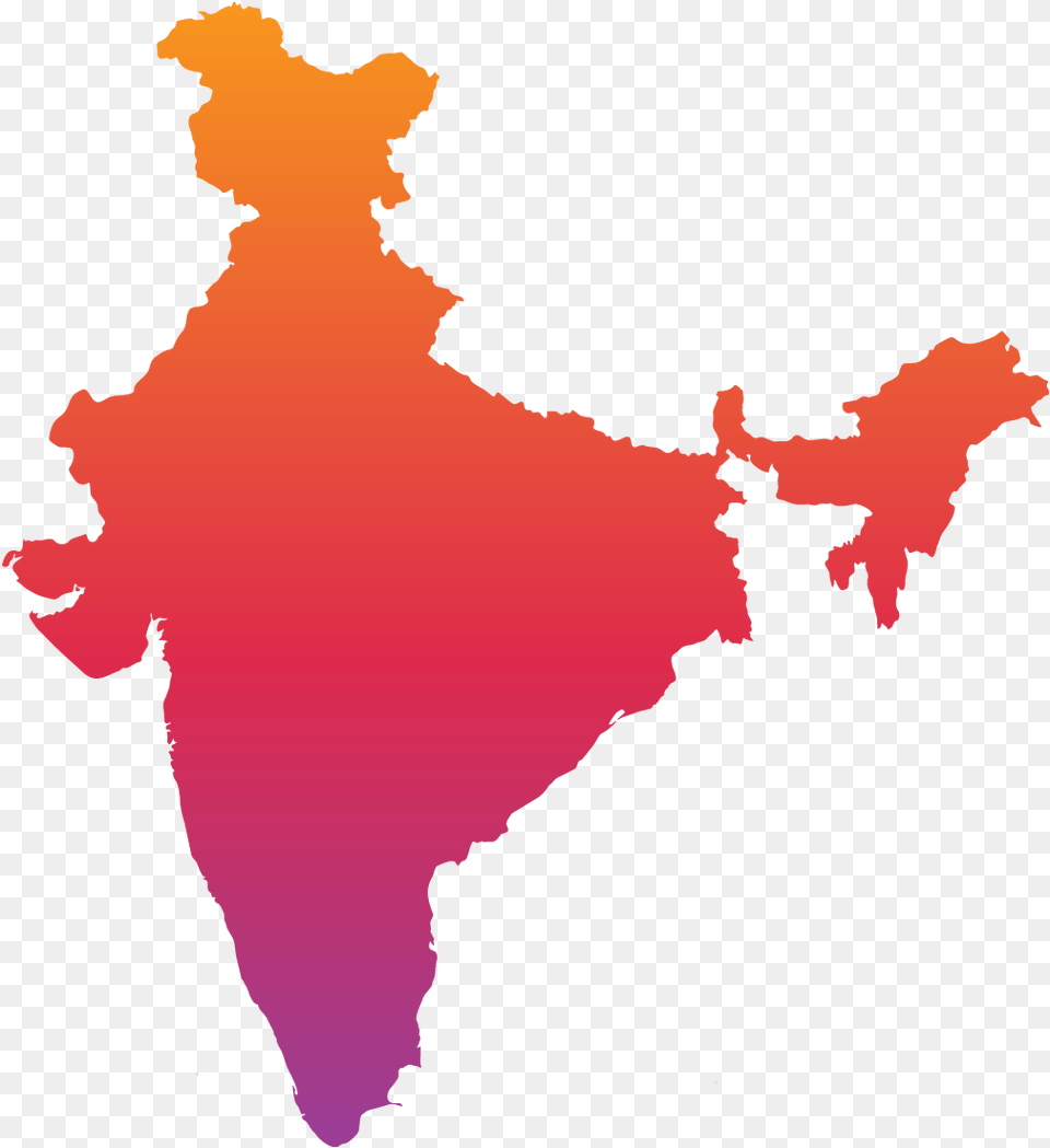 Mintel In India India Map Outline, Chart, Plot, Atlas, Diagram Free Transparent Png