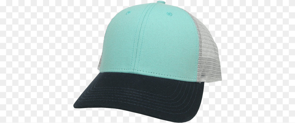 Mintnavysilver Trucker Baseball Cap, Baseball Cap, Clothing, Hat, Hardhat Free Png