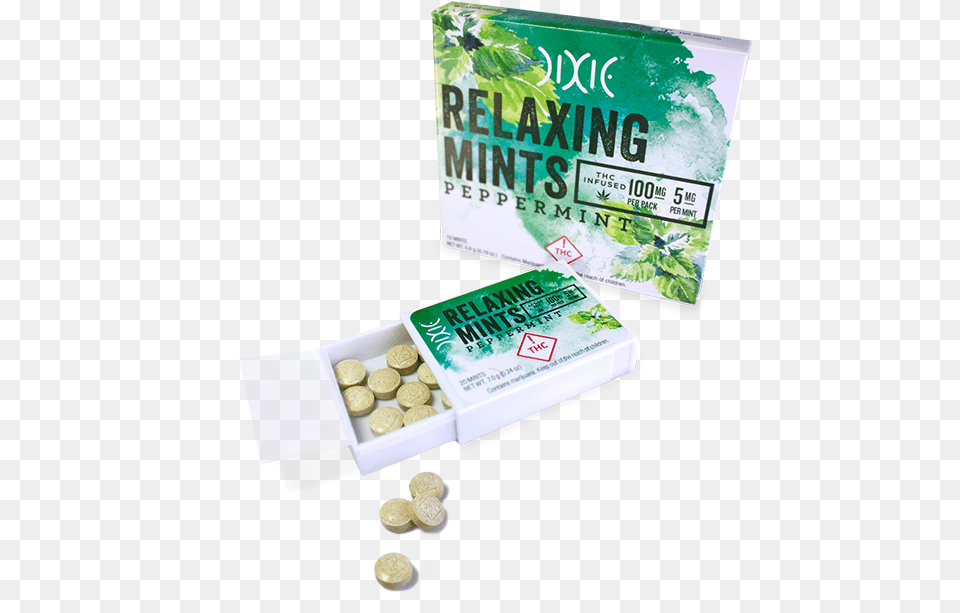 Mints 100mg Relaxing Coin, Herbal, Herbs, Plant Png Image