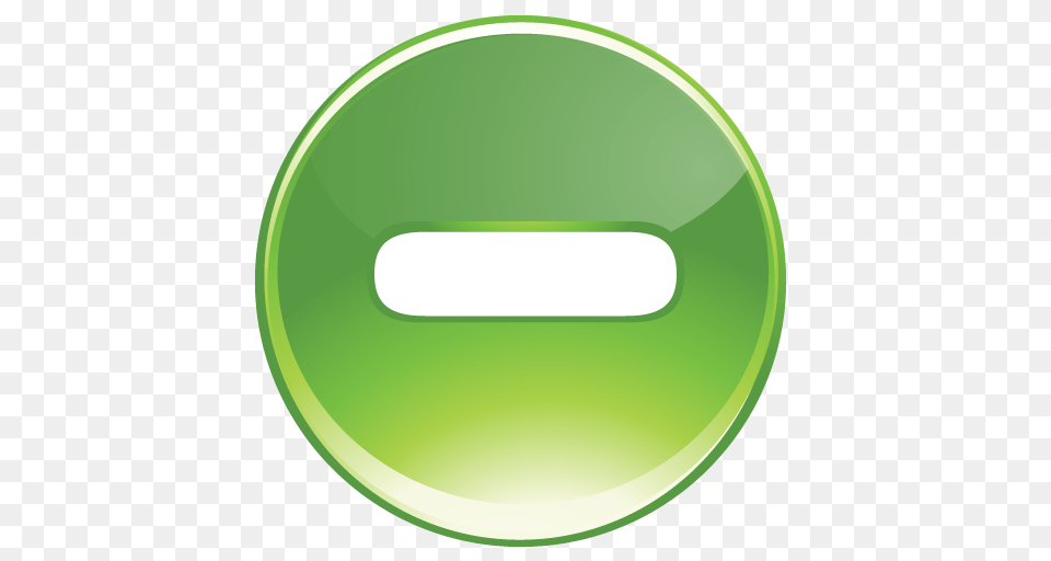 Minus, Green, Disk, Text Free Png