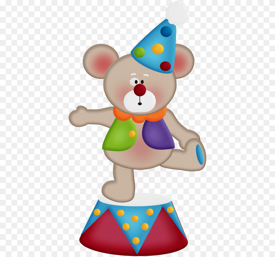 Minus Circus Clown Circus Theme Circus Birthday Animadas De Animales Del Circo, Hat, Clothing, Snowman, Snow Free Png