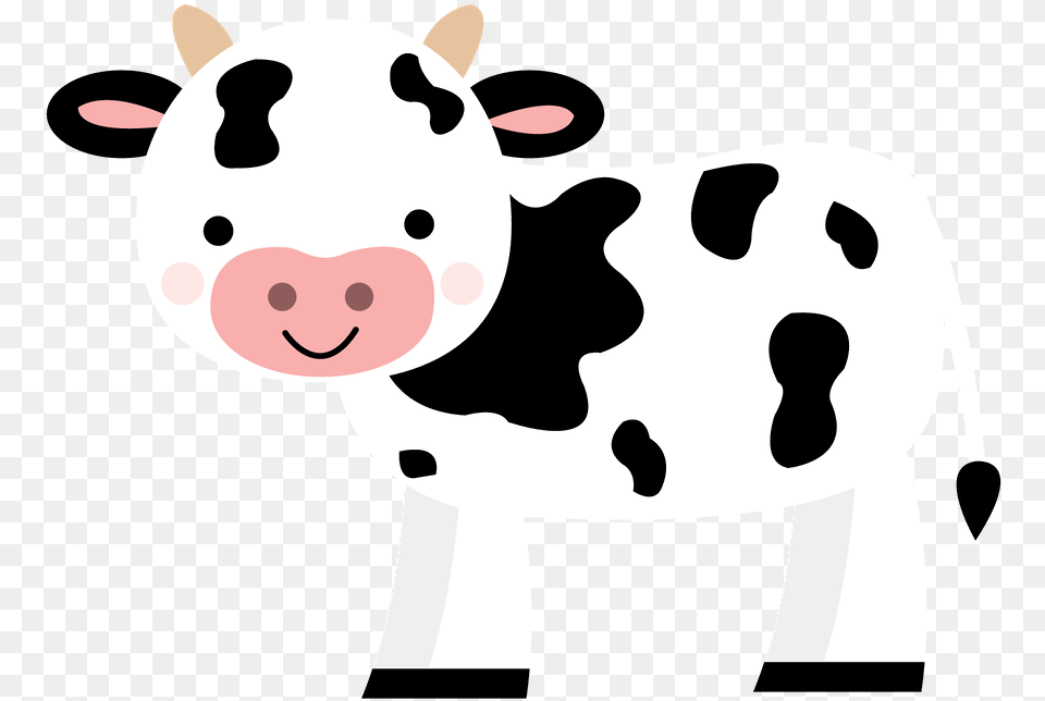 Minus Farm Animals Cute Animals Cow Country Animalitos De La Granja Vaca, Animal, Cattle, Dairy Cow, Livestock Png Image