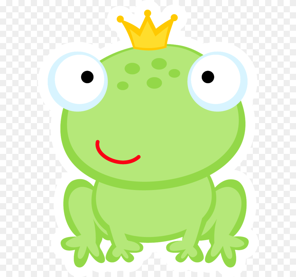 Minus Say Hello Clip Art Frogs Princesa Tiana Cute, Green, Amphibian, Animal, Frog Png Image