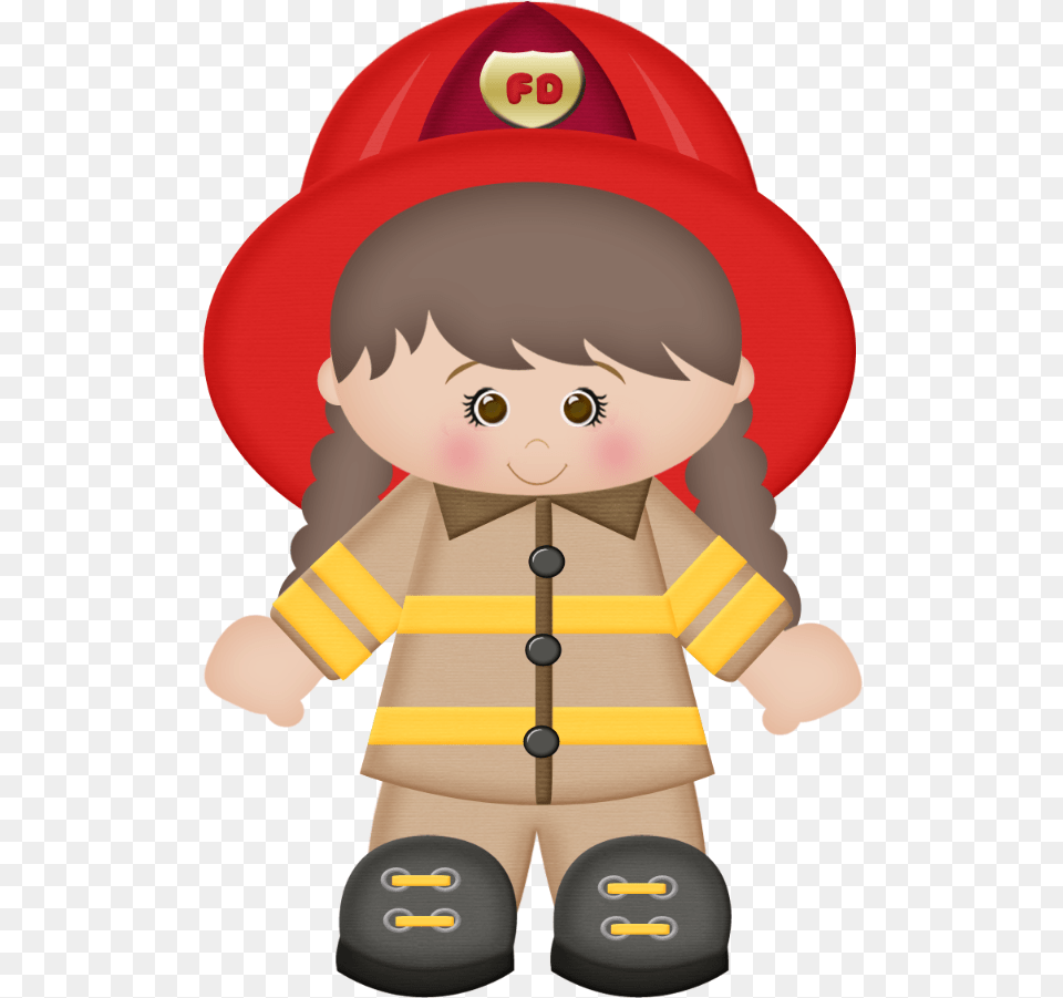 Minus Say Hello Pol Firefighter Minus Clipart, Baby, Person, Toy, Doll Free Transparent Png