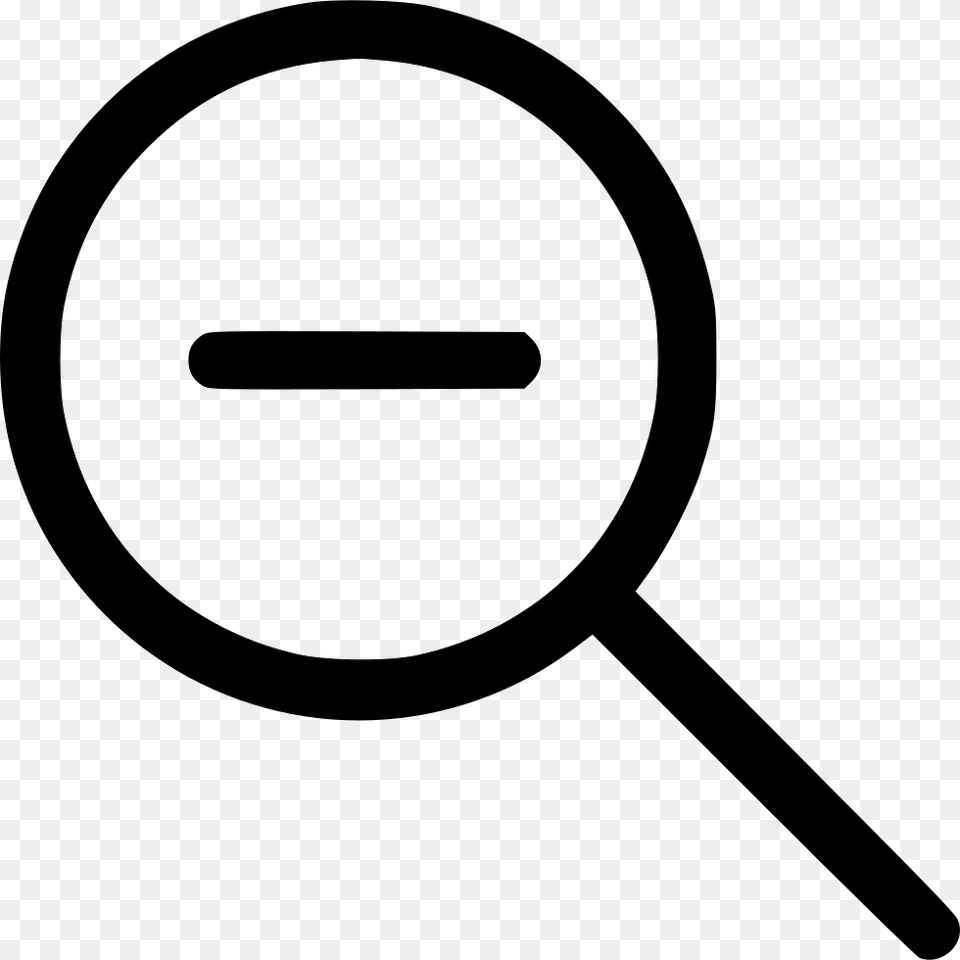 Minus Svg Icon Comments Magnifying Glass Minus, Symbol Png Image