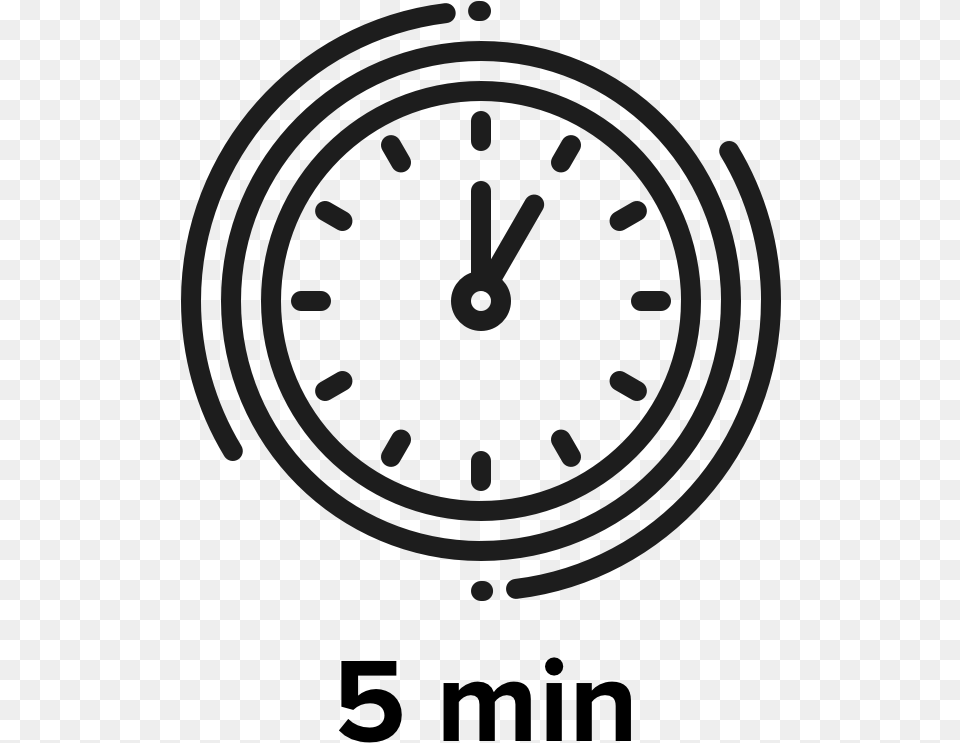 Minute Challenge 5 Minute Timer, Clock, Analog Clock Free Png Download