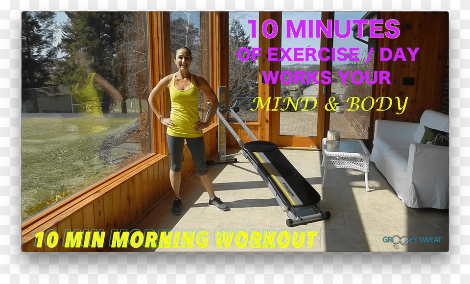 Minute Early Morning Total Gym Workout Leisure, Clothing, Vest, Adult, Woman Free Png