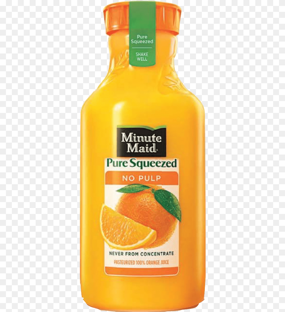 Minute Maid Cce Med Download Minute Maid Orange Juice No Pulp, Beverage, Orange Juice, Ketchup, Food Free Transparent Png