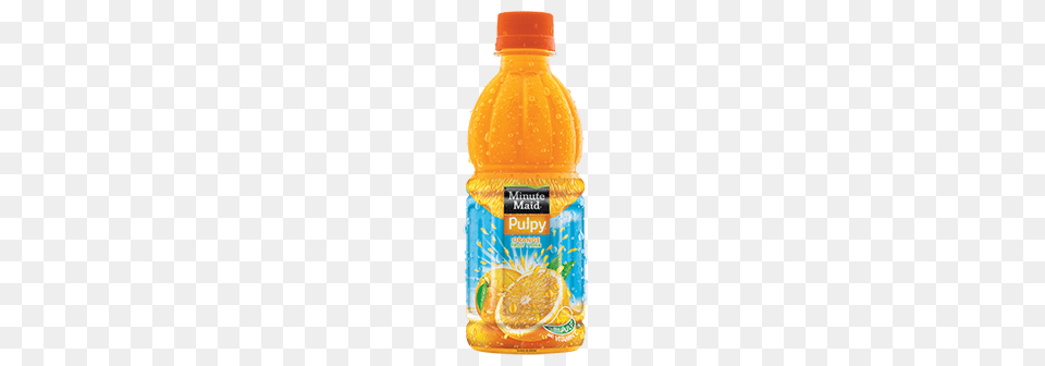 Minute Maid Pulpy Orange Fruit Drink The Coca Cola Company, Beverage, Juice, Orange Juice, Food Free Png Download