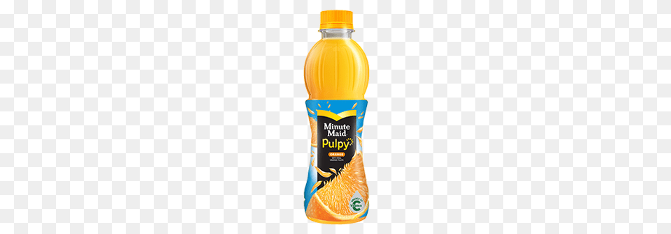 Minute Maid Pulpy Orange The Coca Cola Company, Beverage, Juice, Orange Juice, Bottle Png