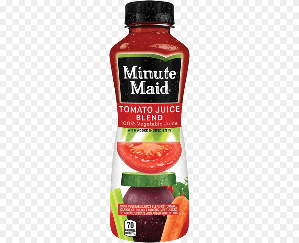 Minute Maid Tomato Juice Blend Is The Brand S First Minute Maid Apple Cranberry, Food, Ketchup, Tape Free Png