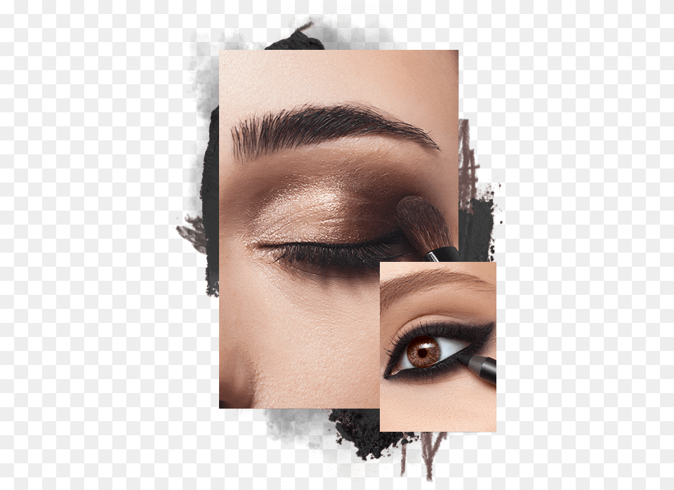 Minute Smokey Eye Eye Shadow, Art, Collage, Adult, Person Free Png Download