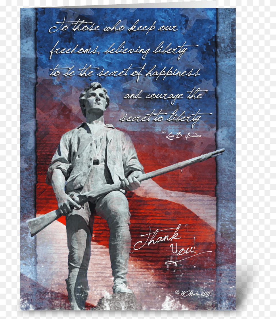 Minuteman Troop Support Greeting Card Greeting Card Poster, Person, People, Adult, Man Png