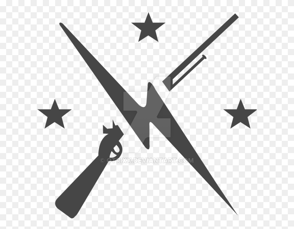 Minutemen Logo, Star Symbol, Symbol, Blade, Dagger Png