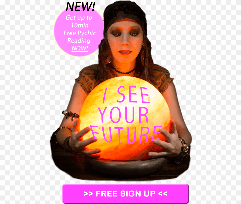 Minutes Absolutely Psychic Reading Psychic Reading, Sphere, Adult, Person, Woman Free Png Download