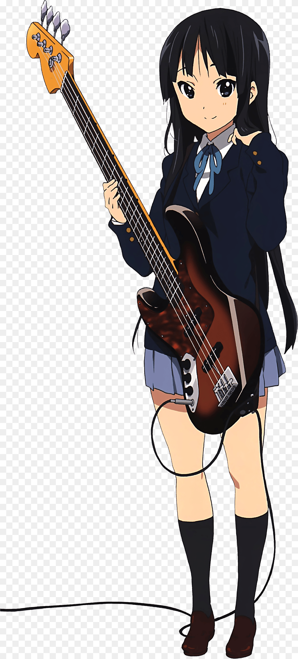 Mio Akiyama, Musical Instrument, Guitar, Adult, Publication Png Image