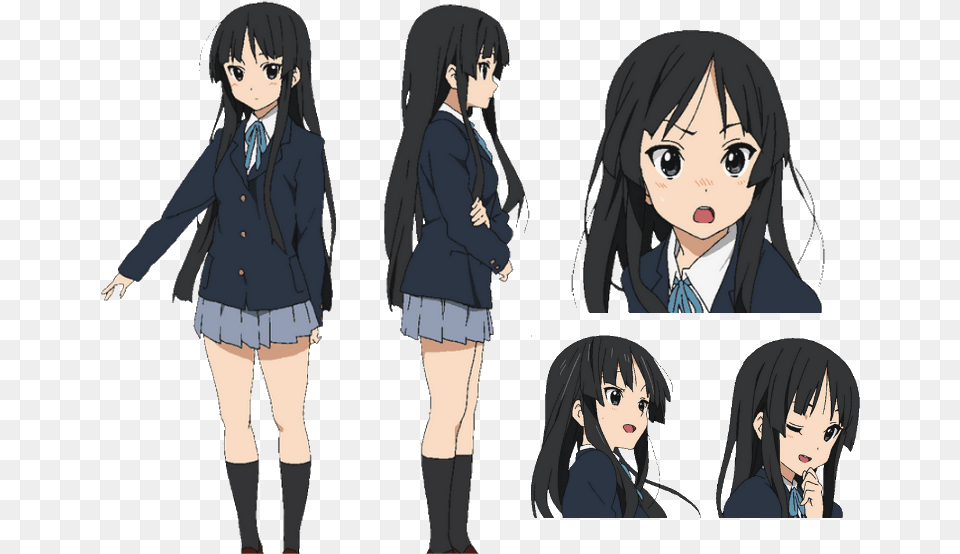 Mio Akiyama Name Icon Anime Side View Whole Body, Book, Publication, Comics, Manga Free Png