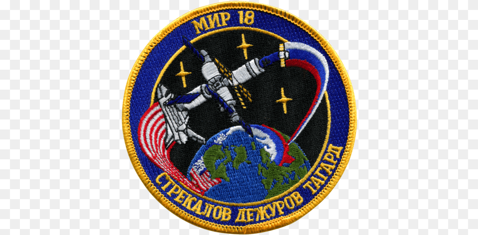 Mir 18 Crew Patch Embroidered Patch, Badge, Logo, Symbol, Ball Png