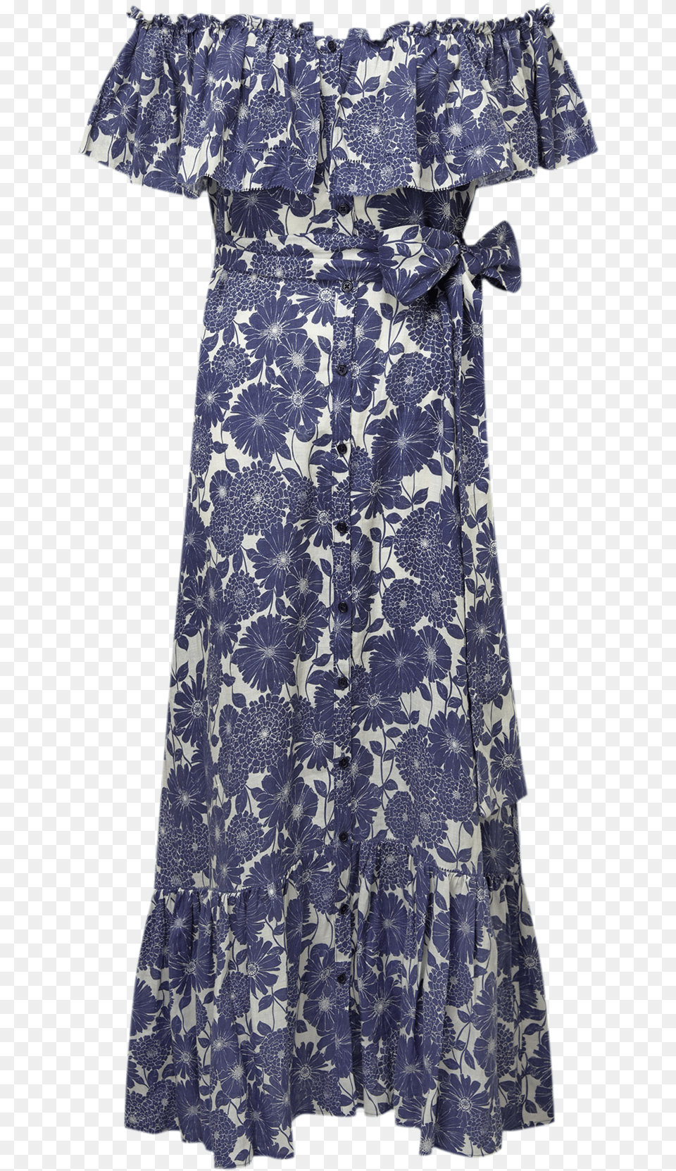 Mira Navy Floral Linen Dress Day Dress, Clothing, Skirt, Fashion, Robe Png