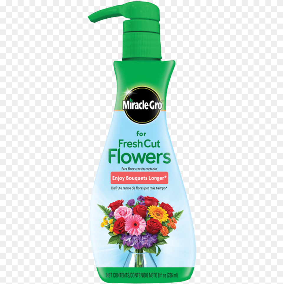 Miracle Gro Cut Flower, Bottle, Herbal, Herbs, Lotion Free Transparent Png
