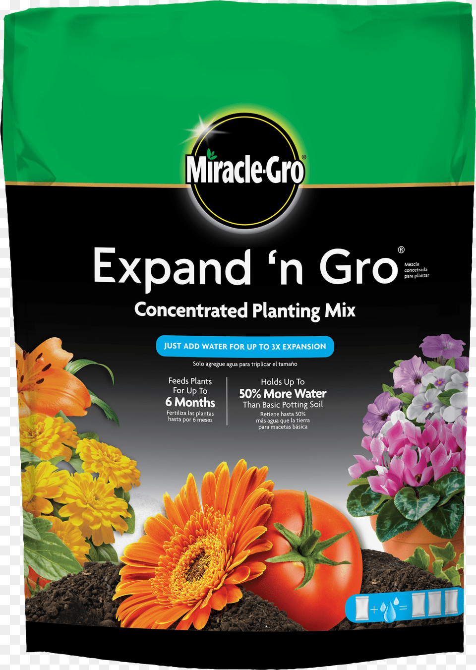 Miracle Gro Expand And Grow Free Png Download