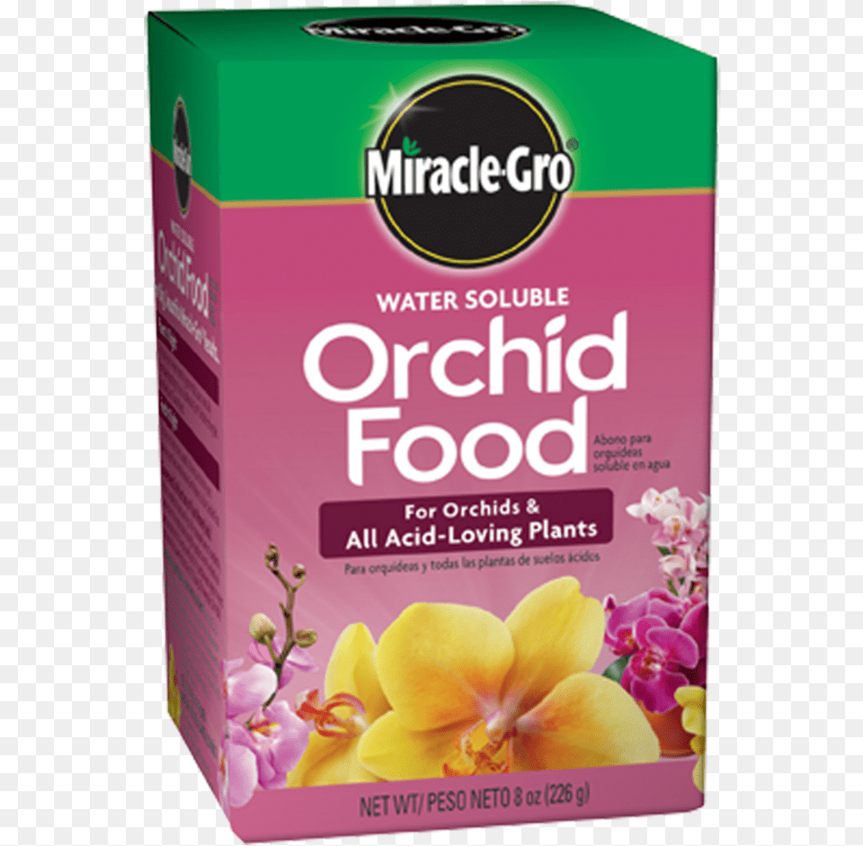 Miracle Gro Orchid Food, Flower, Plant, Herbal, Herbs Png Image