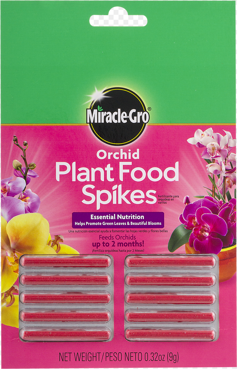 Miracle Gro Orchid Plant Food Spikes, Advertisement, Poster, Flower, Petal Png Image