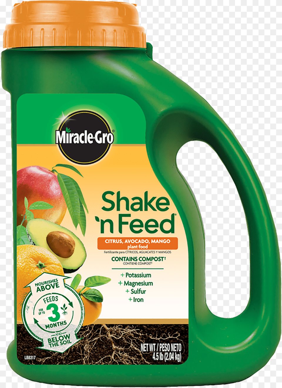 Miracle Gro Shake N Feed, Beverage, Juice, Apple, Plant Free Png
