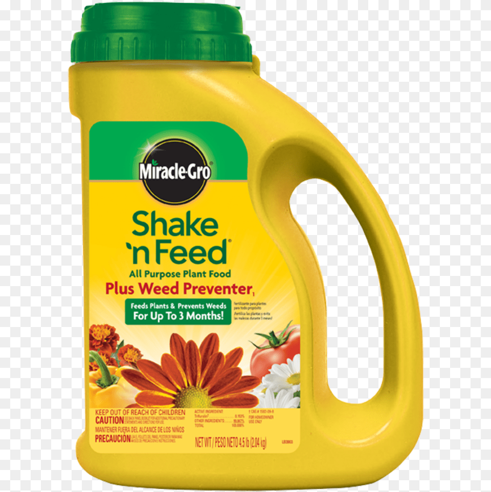 Miracle Gro Shake39n Feed All Purpose Plant Food Plus Miracle Grow Shake And Feed, Herbal, Herbs, Bottle, Shaker Png