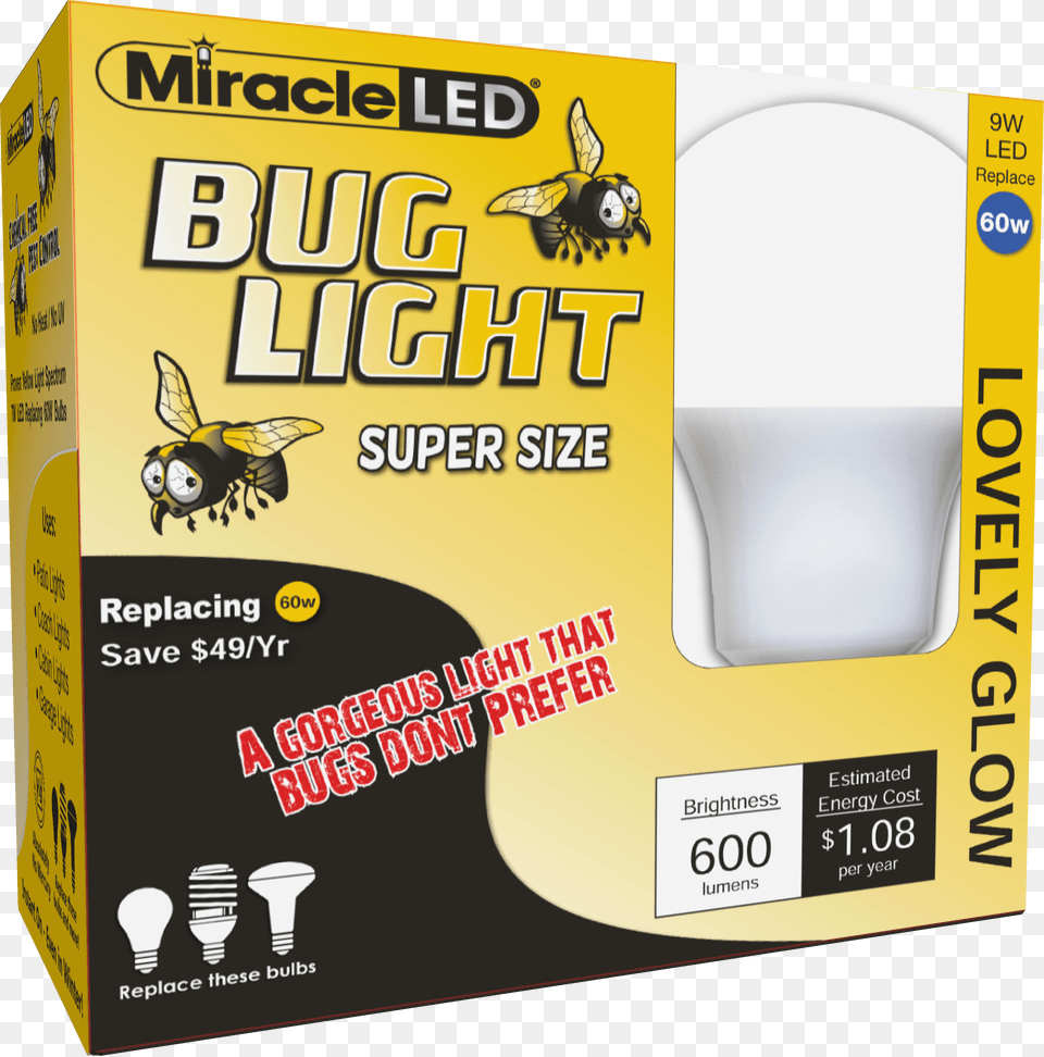 Miracle Led New Lovely Glow Mellow Yellow Led Outdoor Bee, Animal, Insect, Invertebrate, Wasp Free Png Download