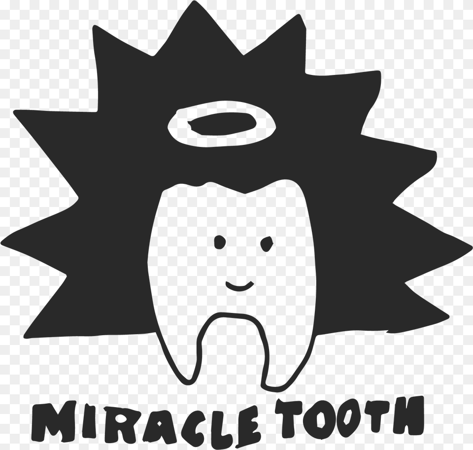 Miracle Tooth Clothing And Things Miracle Tooth Clothing Trinity Breach Brace Pistol Stabilizer, Stencil, Logo, T-shirt Free Transparent Png