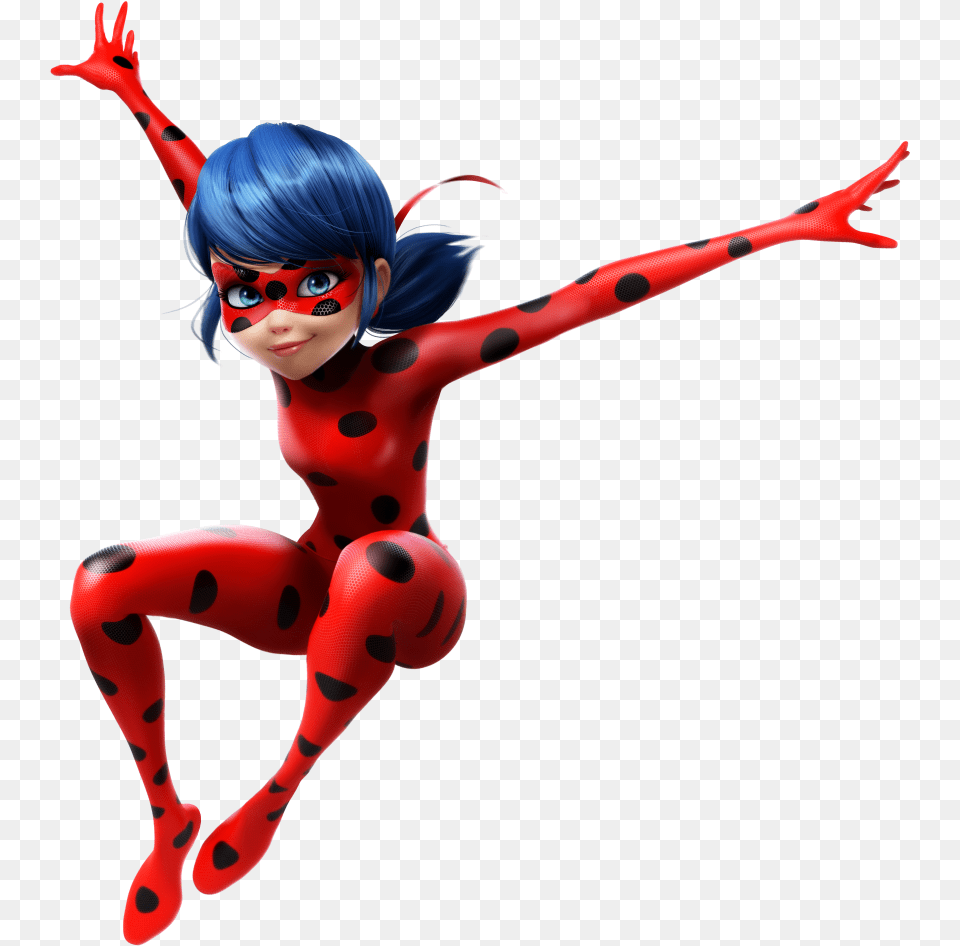 Miraculous Jumping Ladybug Party Ladybug Cakes Ladybug Miraculous Ladybug, Clothing, Costume, Person, Book Free Png Download
