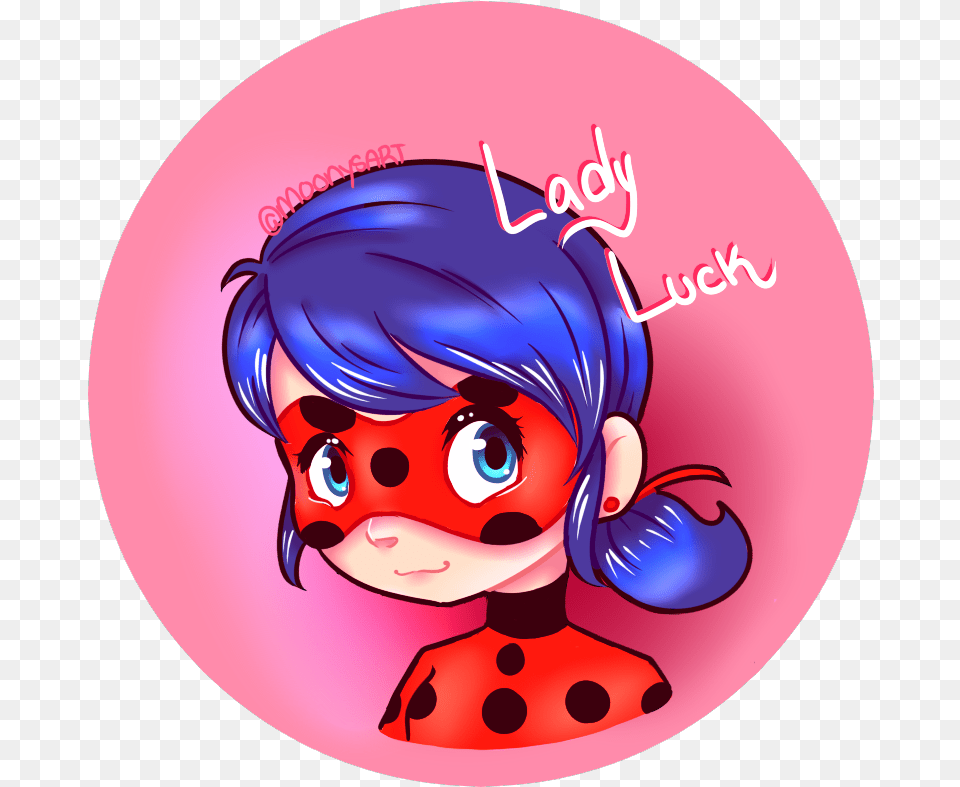 Miraculous Ladybug Buttons From Moonysart Fictional Character, Book, Comics, Publication, Face Free Png Download