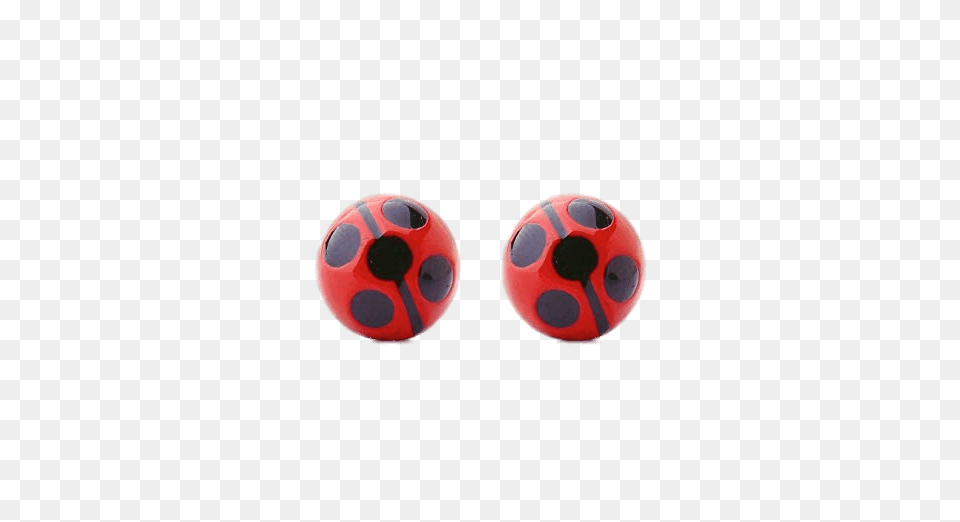 Miraculous Ladybug Earrings, Accessories, Invertebrate, Insect, Animal Free Png