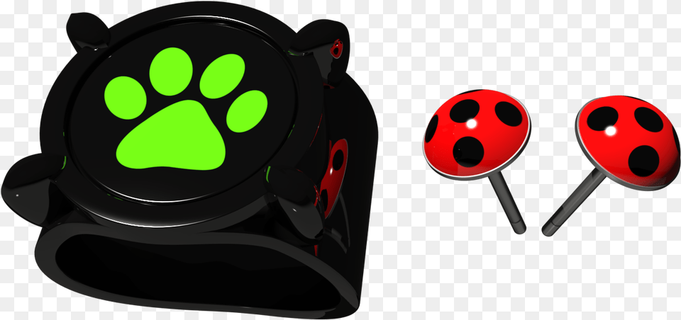 Miraculous Ladybug Earrings Transparent Miraculous Ladybug Earrings Png Image