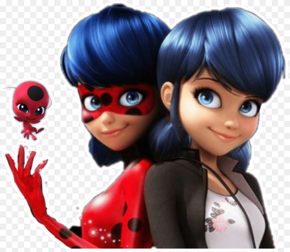 Miraculous Ladybug Hair Color, Doll, Toy, Baby, Face Free Transparent Png