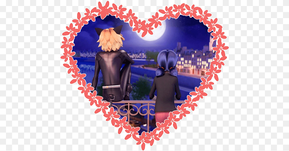 Miraculous Ladybug Valentines Marichat Varanda, Adult, Female, Person, Woman Png