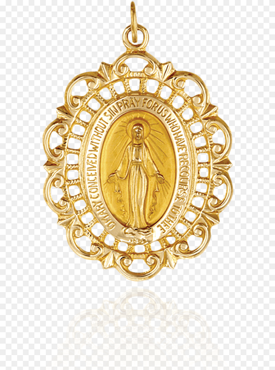 Miraculous Medallion In Filigree Frame Emblem, Gold, Accessories, Wedding, Person Free Png Download
