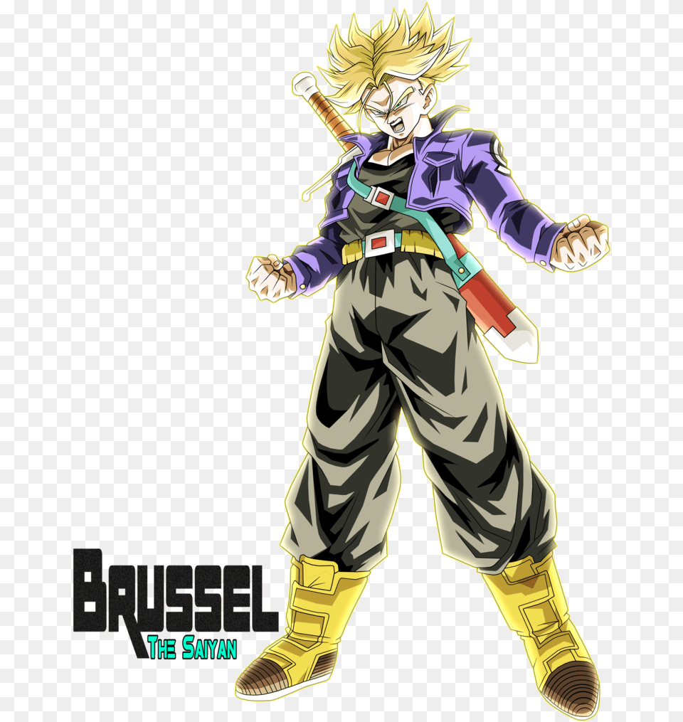 Mirai Trunks Super Sayajin, Book, Publication, Comics, Person Free Transparent Png