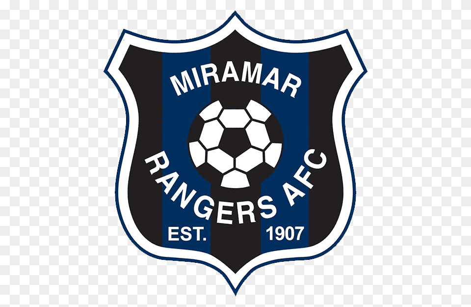 Miramar Rangers Afc, Logo, Badge, Ball, Football Png