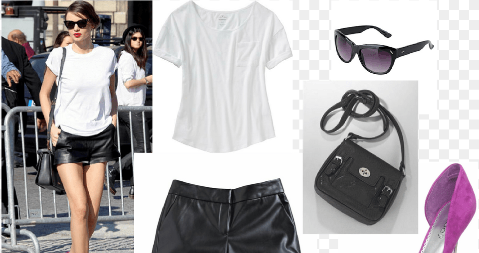 Miranda Kerr Street Style 2011 Download, Accessories, Bag, Clothing, T-shirt Free Transparent Png