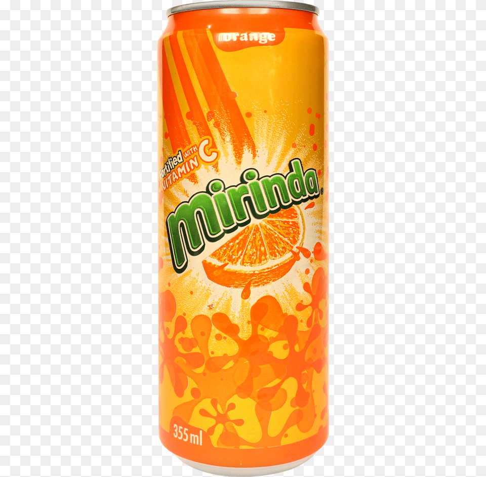 Mirinda Orange 330 Ml Can, Tin, Citrus Fruit, Food, Fruit Free Transparent Png