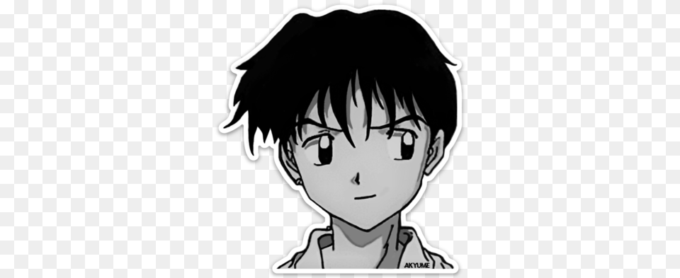 Miroku Peeking Slap Akyume Cartoon, Book, Comics, Publication, Baby Free Transparent Png