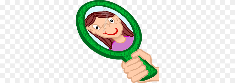 Mirror Magnifying, Baby, Face, Head Png