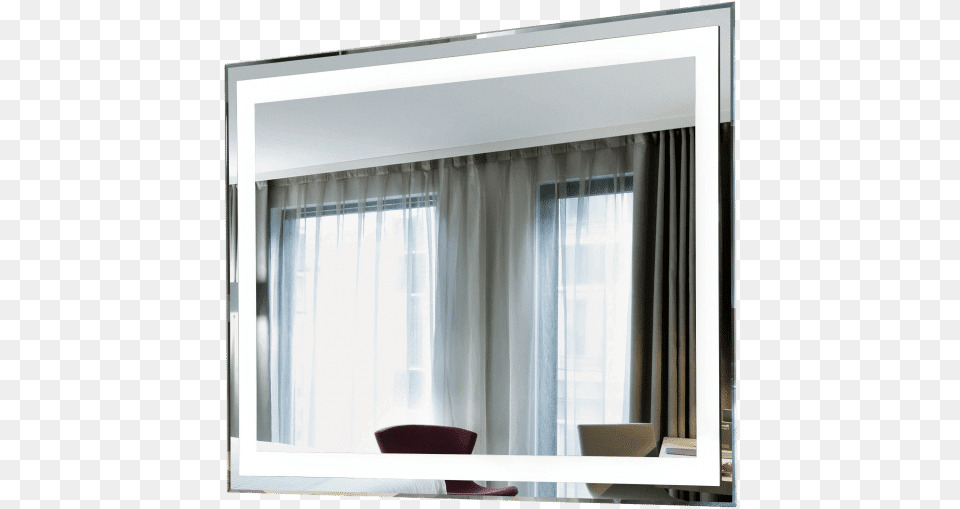 Mirror, Chair, Furniture, Curtain, Window Free Transparent Png